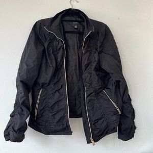 Black windbreaker/raincoat